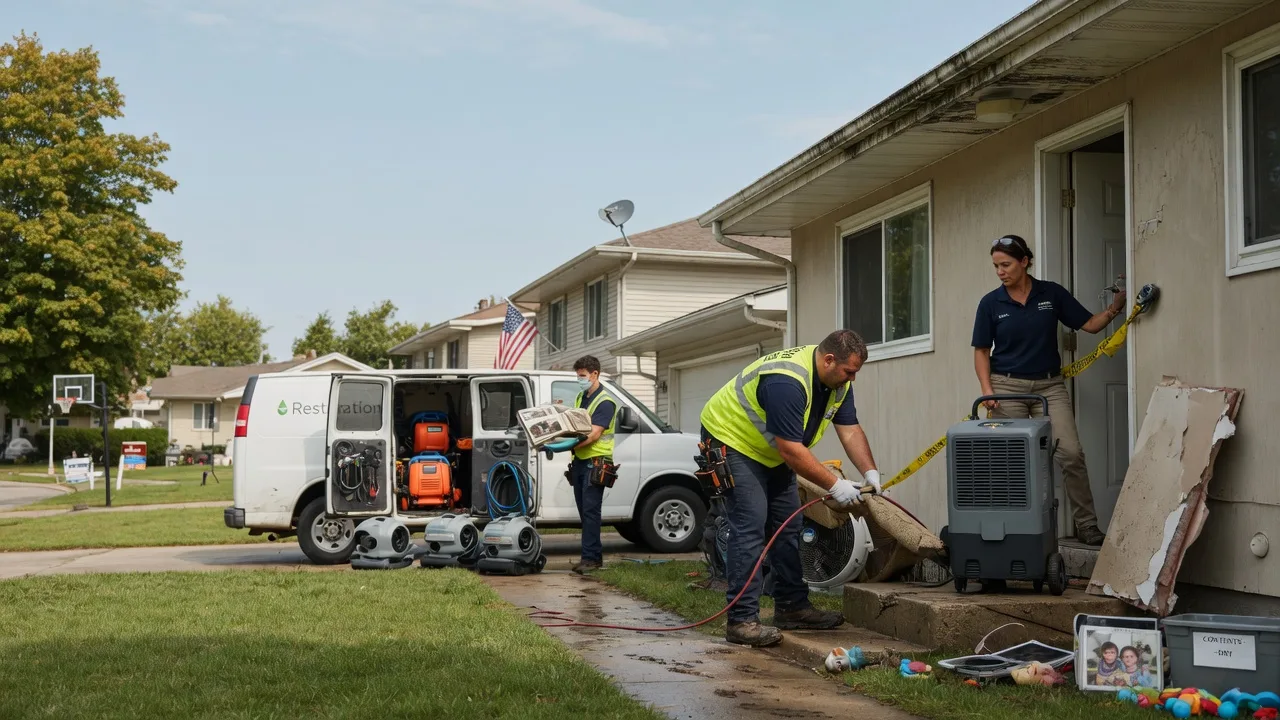 Water Damage Restoration in Beecher City, IL near me